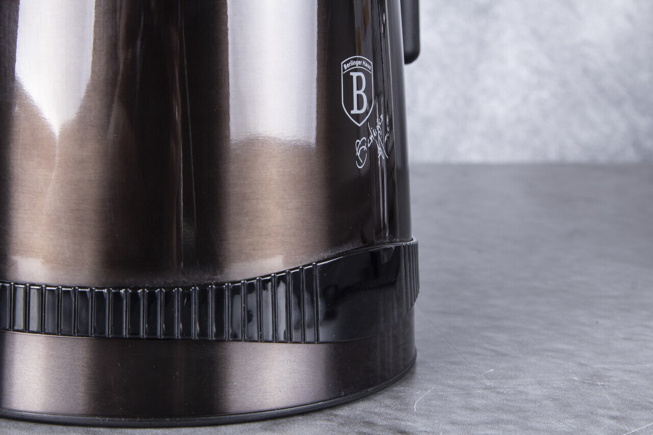Ceainic electric digital Berlinger Haus, Shiny Black, 1.7 L, inox, negru - imagine 15