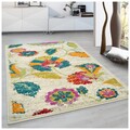 Covor Abbes, Decorino, 133x190 cm, polipropilena, crem