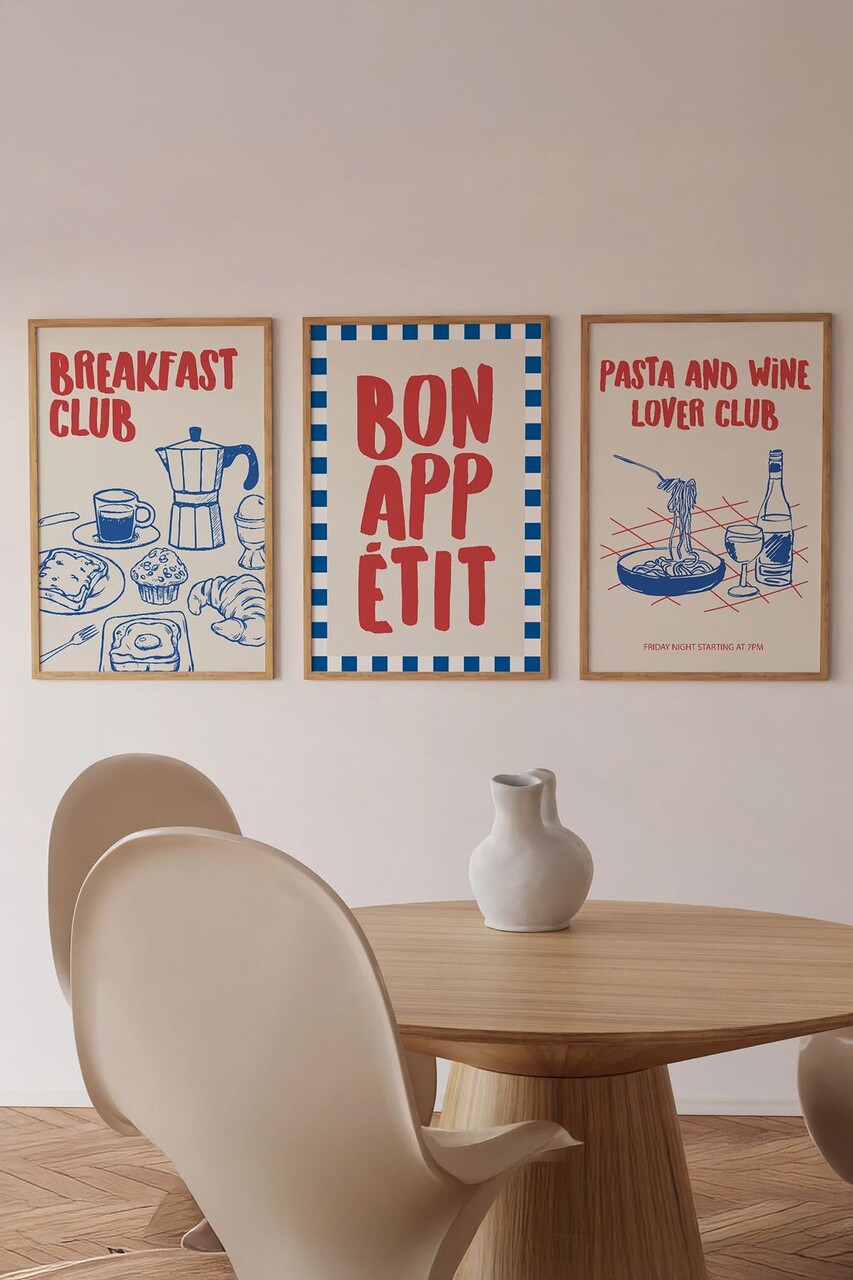 Set 3 tablouri decorative Ersy3Ham3 MDF Multicolor