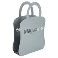 Suport pentru reviste, Magazine, Creaciones Meng, 28x38 cm, fonta, gri deschis