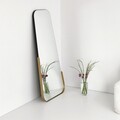 Oglinda decorativa, Neostill, Smooth, 60x130 cm, MDF , Auriu