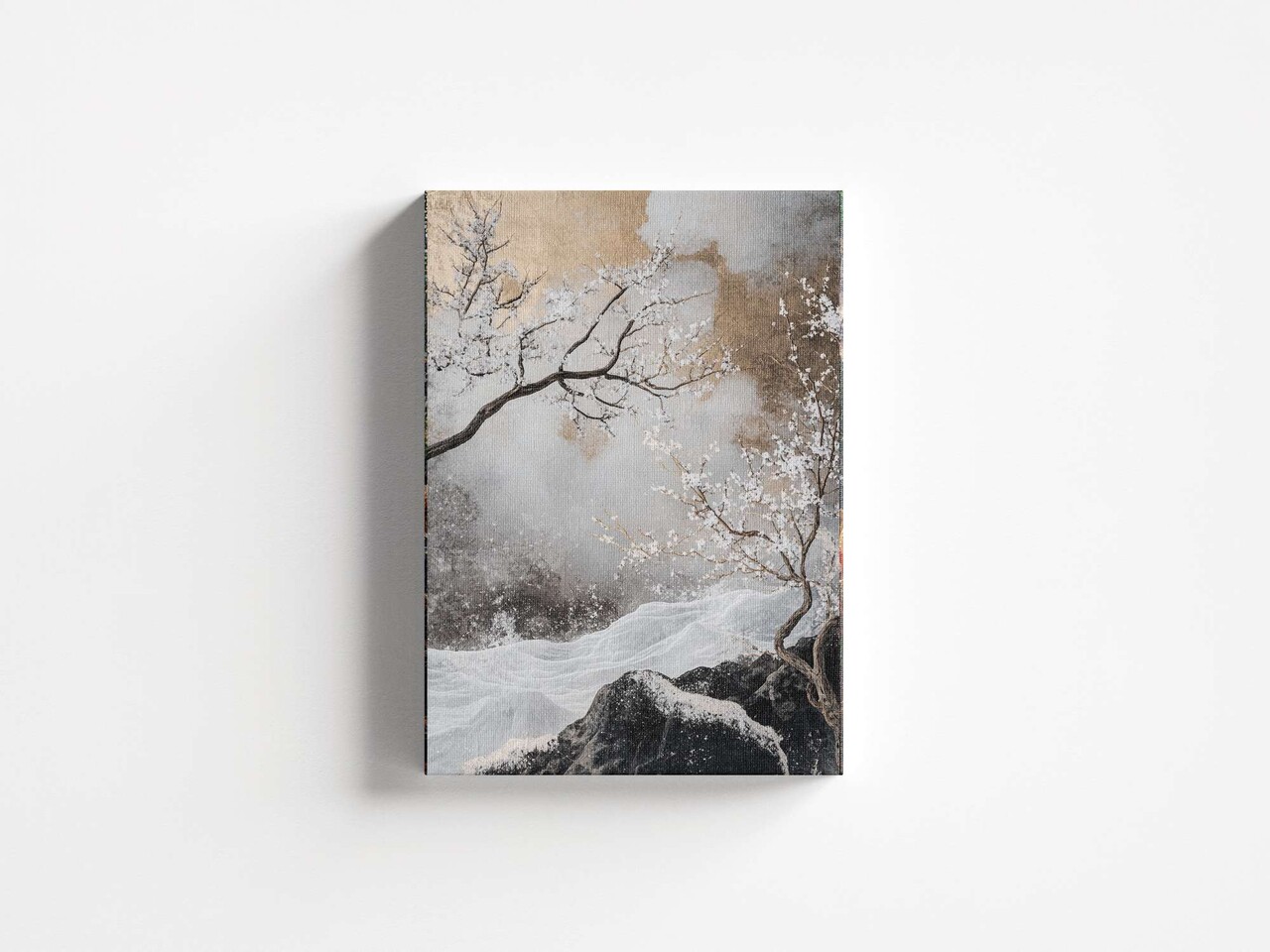 Tablou decorativ, YNS-1007-80 x 120, Lemn, Multicolor - view 4