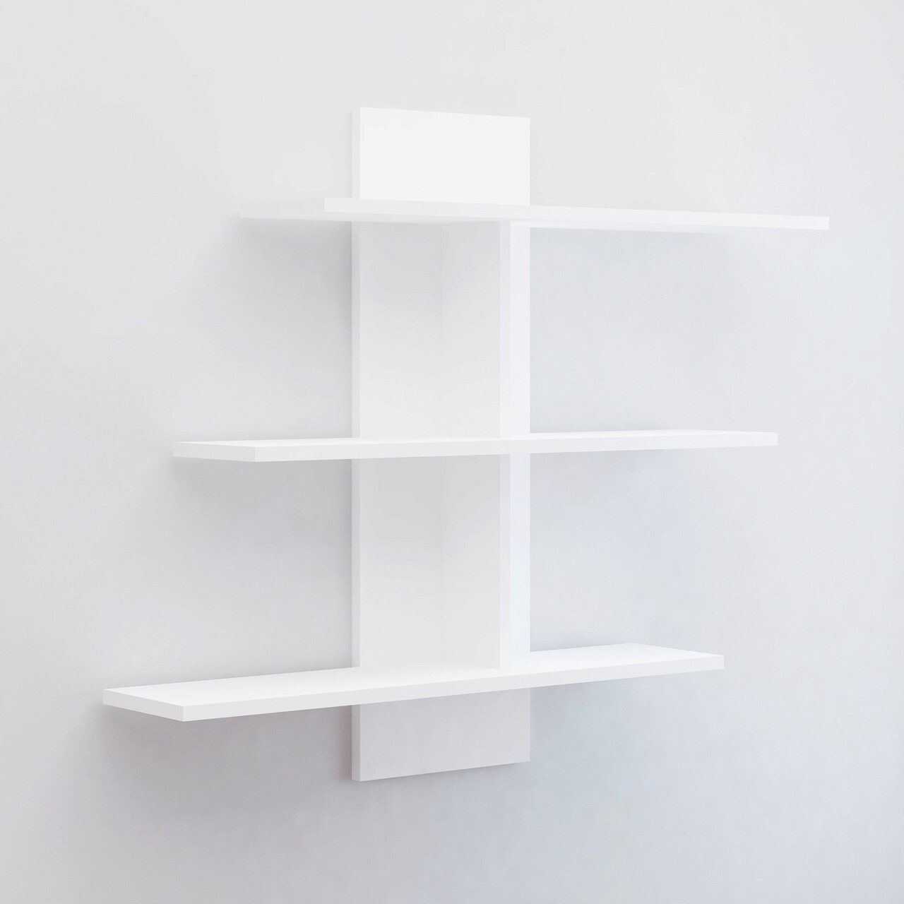 Raft de perete, Decormet, Lale, 111x90x20 cm, Alb - 2 | YEO
