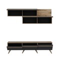 Comoda TV, Inarch, Amsterdam, 180x42x35 cm, PAL, Antracit / Nuc