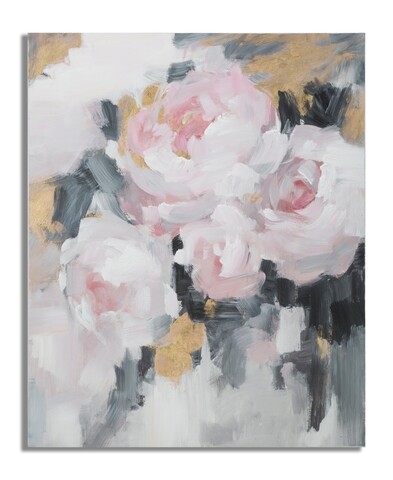 Tablou decorativ flowy, mauro ferretti, 80x100 cm, canvas pictat manual, multicolor
