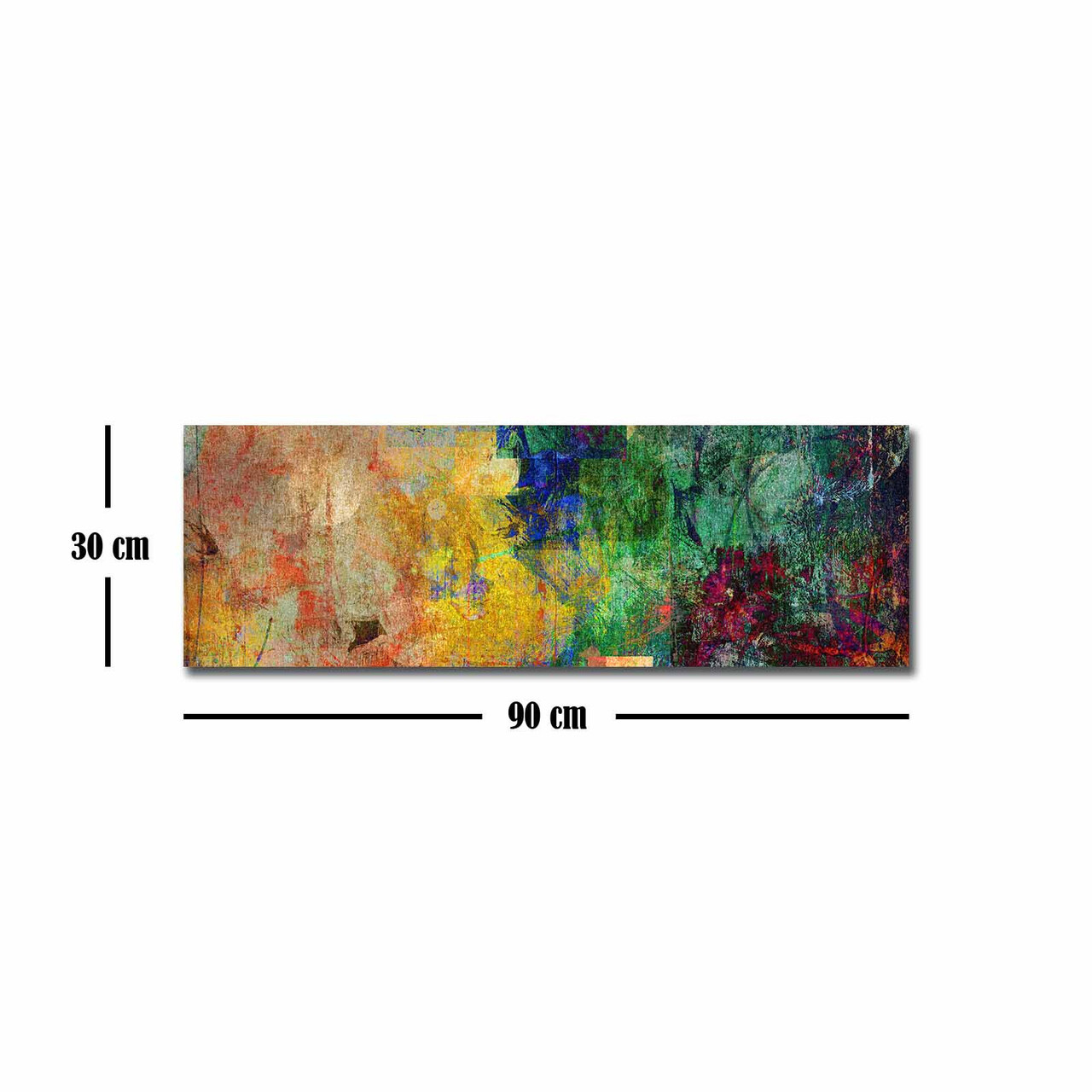 Tablou decorativ, 3090ABSC, Lemn, Multicolor - view 4