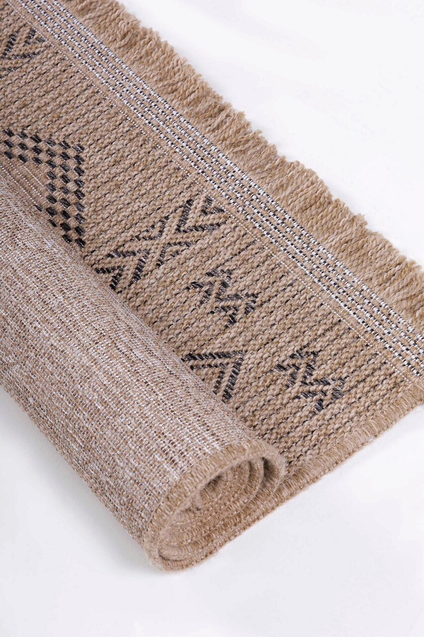 Covor, 08704B, 80x150 cm, Polipropilena, Antracit / Crem - 3 | YEO