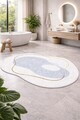 Covor, CLR-0000478-002, 80x140 cm, Poliester, Albastru