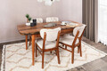 Set scaune 2 piese, Nmobb , Elma 701, Lemn, Nuc / Bej