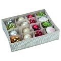 Organizator pentru sertar Axis, iDesign, 16 compartimente, 35x25.5x10 cm, grej/natural