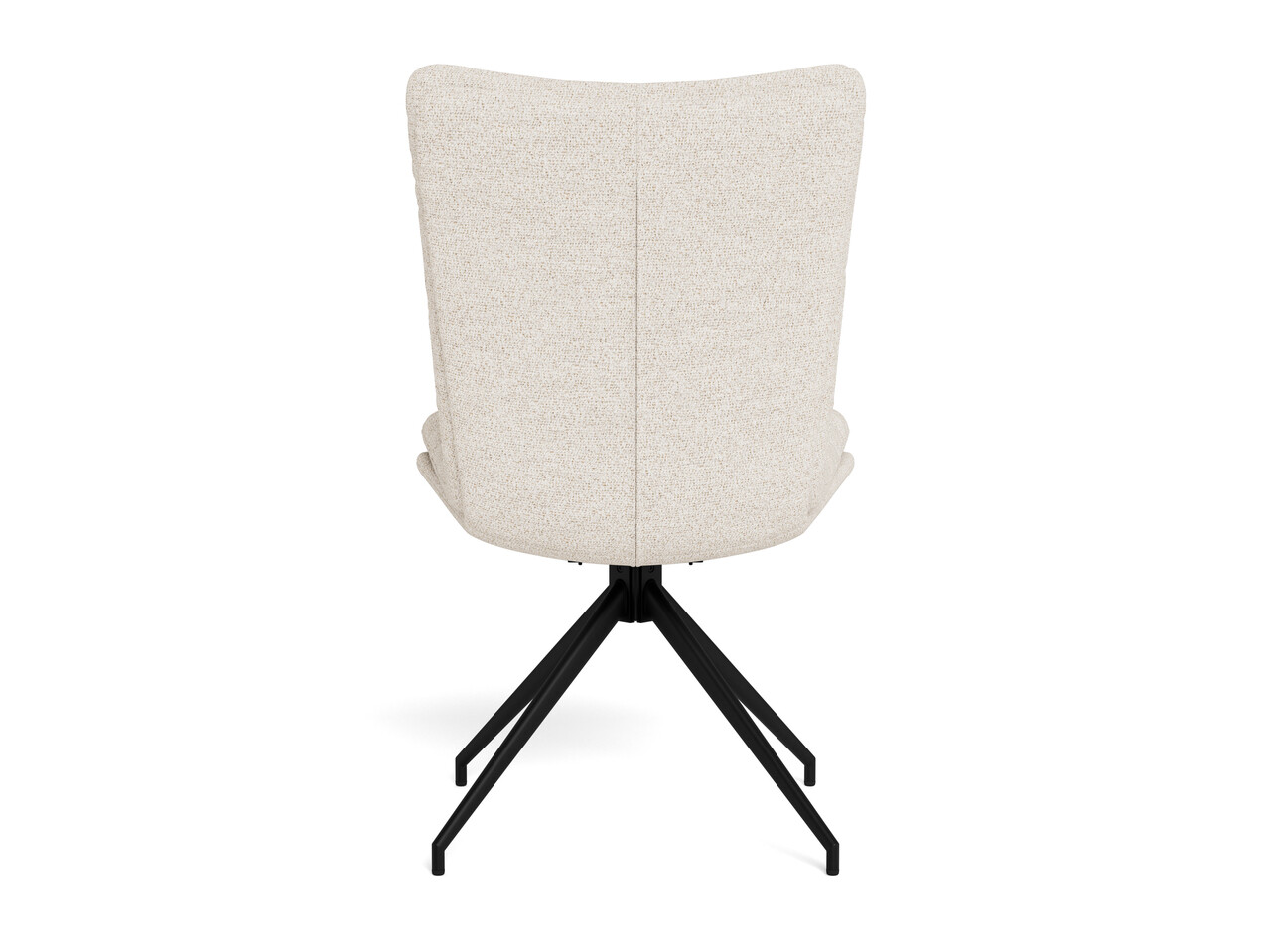 Scaun Grafton, Actona, 50.5x65x96.5 cm, rotativ, tesatura Boucle/otel, crem - view 5