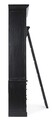Biblioteca cu scara Jefferson, Bizzotto, 143.5x40.6x233.7 cm, lemn de mango, negru