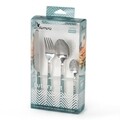 Set tacamuri 24 piese, Luigi Ferrero Norsk FR-2421CS, inox, albastru