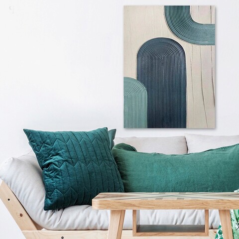 Tablou decorativ 3d, rfb29_5070, canvas , cadru: 100% lemn (grosime: 3cm), multicolor