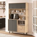 Dulap multifunctional, Locelso, RE5-SA, Stejar / Antracit