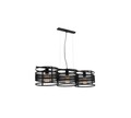 Lustra ELTAP, Gormar, 92x30x120 cm, 3xE27, 15W, otel, negru