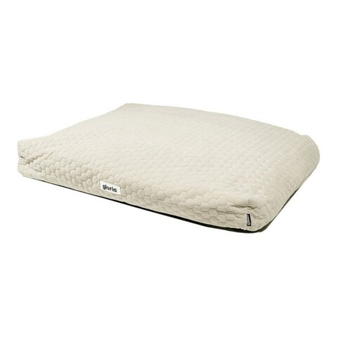 Pat pentru caini sweet wide, gloria, 100 x 70 cm, poliester, bej