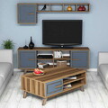 Set mobilier living, Hommy Craft, Ayla, Nuc / Albastru
