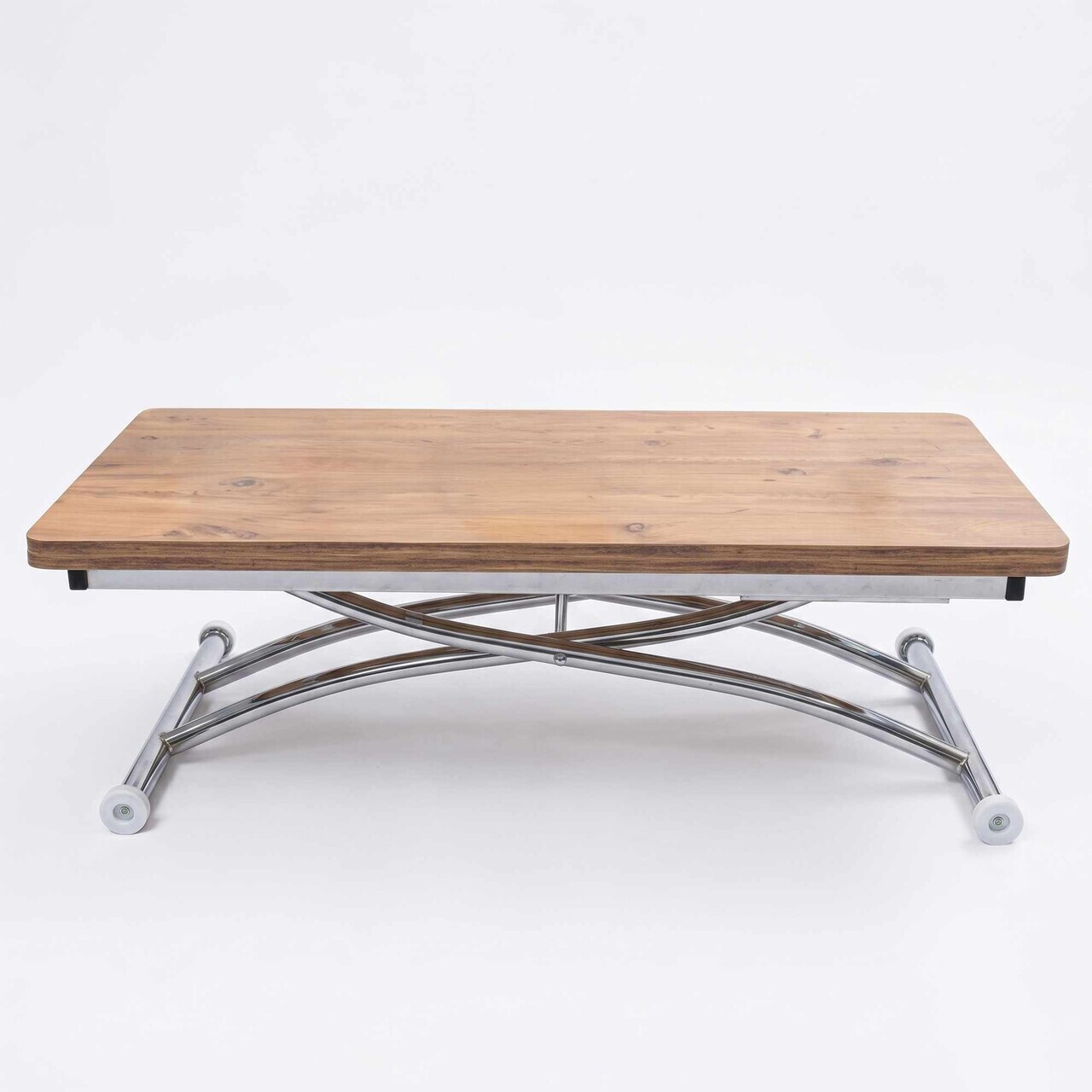 Masuta de cafea, Hanah Home, Juppo Ext, MDF, Pin / Crom — imaginea 5