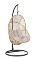 Leagan pentru gradina/terasa Martinica, Bizzotto, D95x196 cm, otel/poliester impermeabil, bej/natural