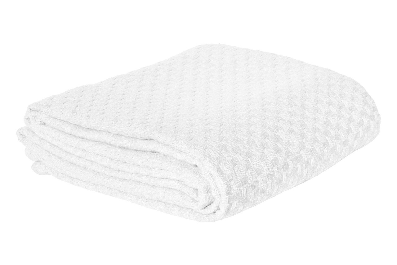 Cuvertura pique Single, Hasır - White, ICF Bedroom, Bumbac