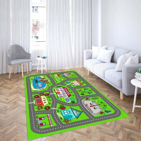 Covor, Cgkids4, 100x140 cm, Poliester, Multicolor