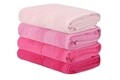 Set 4 prosoape 801, Beverly Hills Polo Club, 50x90 cm, bumbac, roz