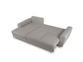 Coltar extensibil stanga 4 locuri, Moghan, Micadoni Home, NL, 241x145x88 cm, poliester Boucle, gri