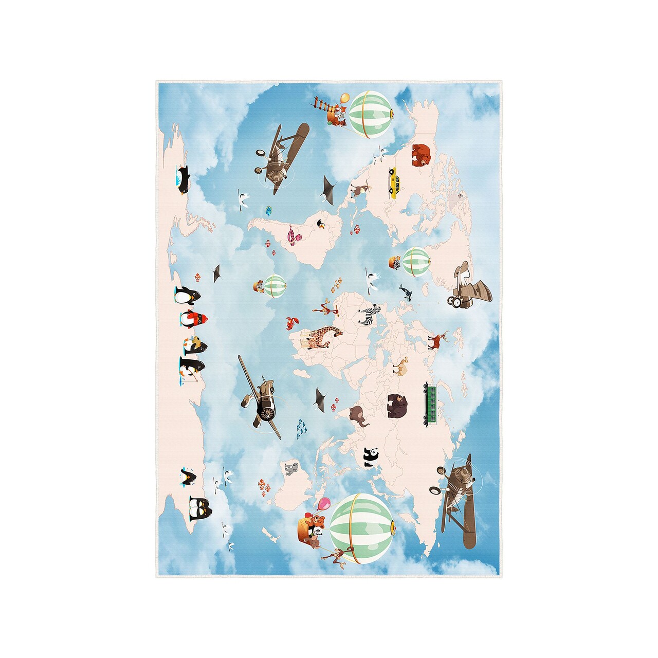 Covor (80 x 150), Wookece1695, 80x150 cm, Albastru - view 7
