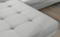 Coltar extensibil stanga 4 locuri ELTAP, Armd-67, Armando, 289x203x85 cm, lemn/poliester, gri deschis