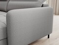Coltar extensibil dreapta 4 locuri ELTAP, RT-03MAN, Berrto, 306x165x100 cm, lemn/poliester, gri inchis