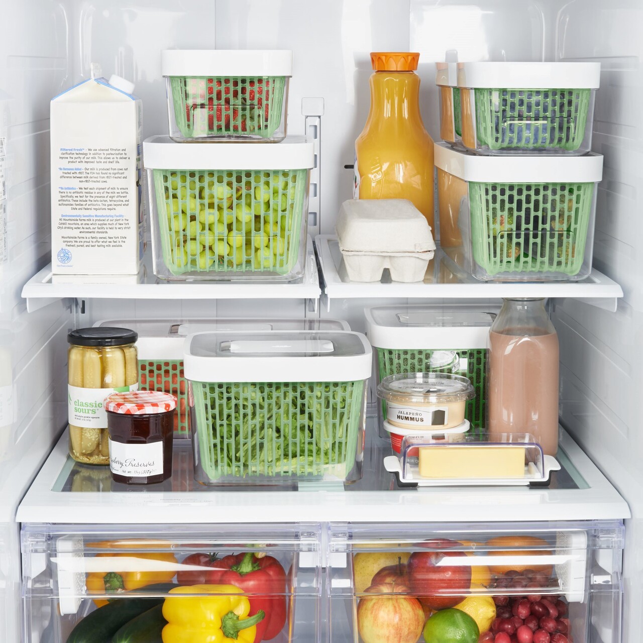 Recipient pentru pastrarea alimentelor, 17,8 x 15,2 x 10 cm, 1,5L, "GreenSaver" - OXO - imagine 11