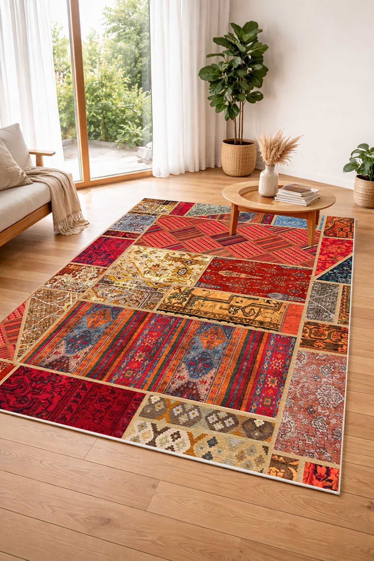 Covor, DC-7503-09, 80x200 cm, Poliester, Multicolor