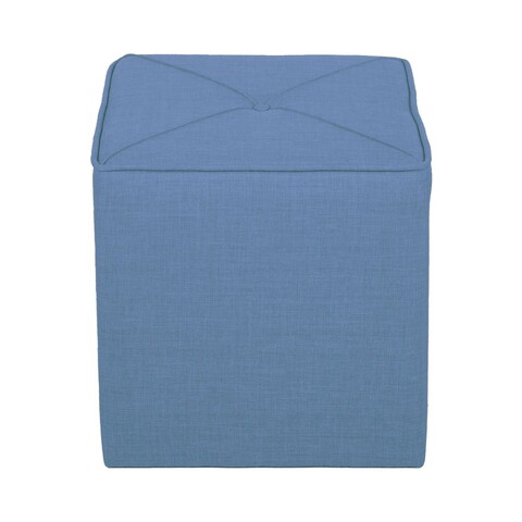 Taburet, Atelier del Sofa, 558ZEN1380, Frame: 100% SOLID FIR WOOD, Albastru