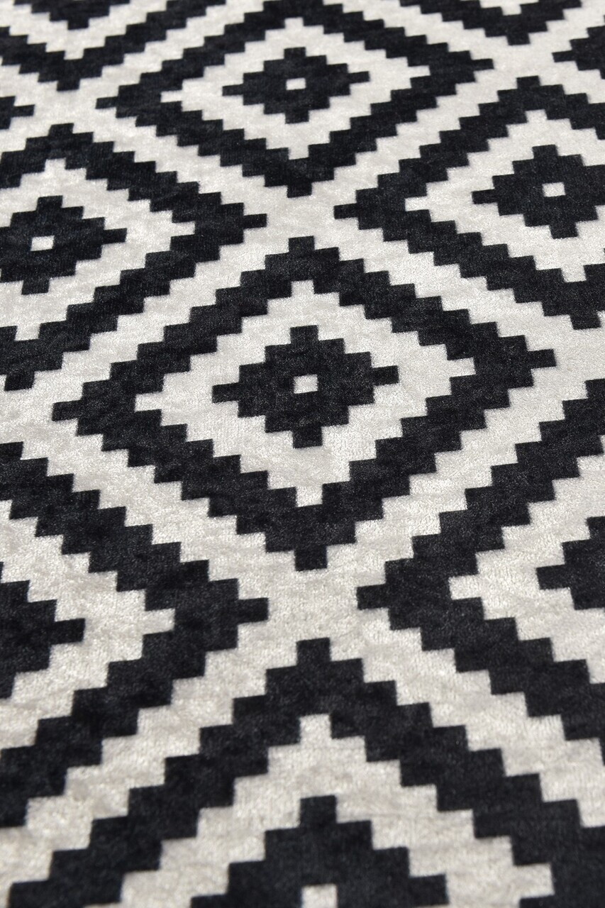 Covor, Black White, 140x190 cm, Multicolor — imaginea 3