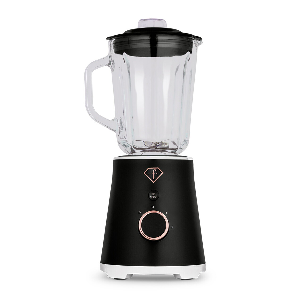 Blender de masa Fashion TV, Black Rose, 1.5L, 1000W, plastic/sticla, negru/transparent - view 2