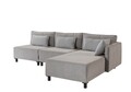 Coltar, Balcab Home, 825BLC2987, CADRU: LEMN DE FAG, Gri