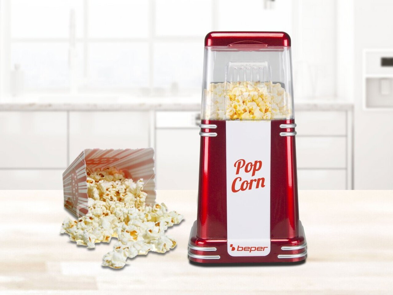 Aparat de facut popcorn 90.590Y, Beper, 1200 W,  28.5 x 22 x 17.6 cm - view 9
