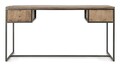 Birou Elmer, Bizzotto, 150x60x77 cm, otel/lemn de salcam