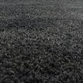 Covor Fluffy Stroud, Decorino, 120x170 cm, polipropilena, gri