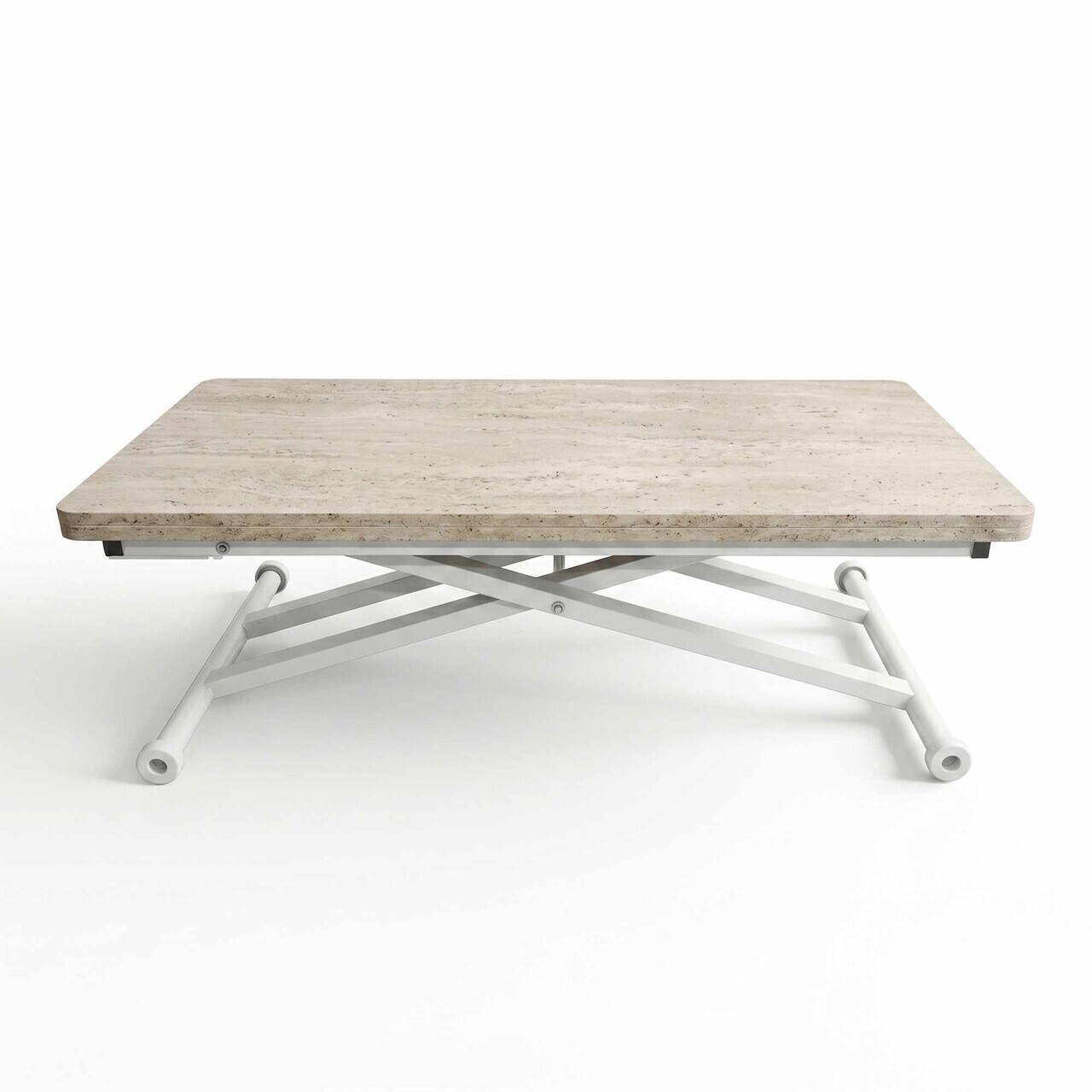 Masuta de cafea, Hanah Home, Home Ext, MDF, Travertin / Alb — imaginea 6