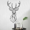 Decoratiune de perete, 5038, Metal, Dimensiuni: 36 x 61 cm, Negru