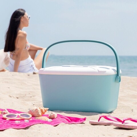 Lada frigorifica koolty, innovagoods 20 l, turcoaz
