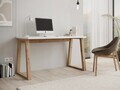 Birou ADRK, Iwo, 135x65x75.2 cm, PAL laminat, alb/artisan
