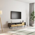 Comoda TV, Inarch, Luga, Gri / Stejar