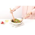 Set 2 ustensile salata, Brabantia, Profile, 30.4x7x2.5 cm, lemn, natural