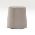 Taburet Petek Konik, Balcab Home, 30/40x40 cm, gri