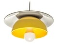 Pendul Friendly sunflower, Deco Republic, E27, 1x60W, ceramica, galben/gri