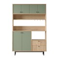 Dulap multifunctional, Locelso, RE5-SY, Stejar / Verde