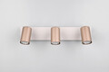 Plafoniera Marley, TRIO, 48x9x15 cm, 35W, 3x GU10, metal, alb/bronz